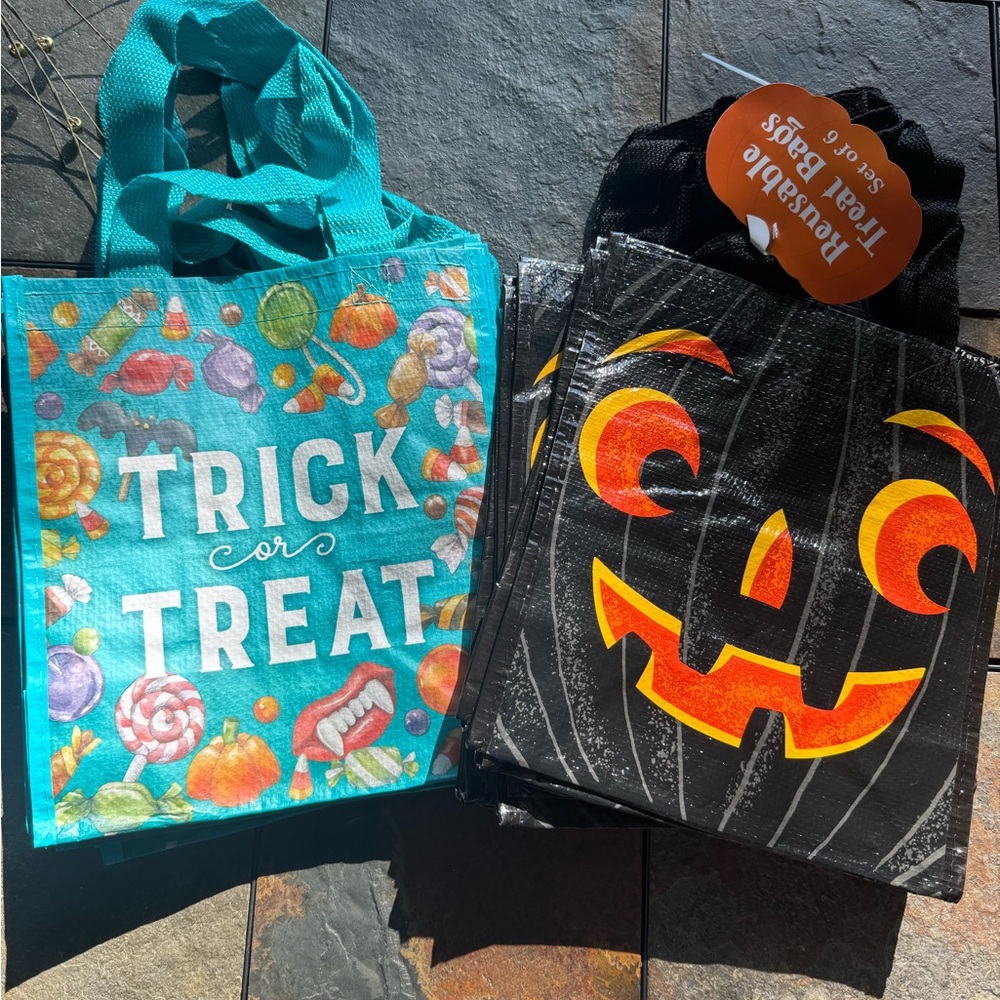 Halloween reusable treat bags